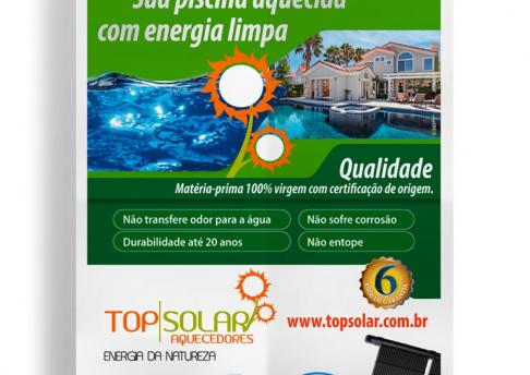 Cartaz Top Solar - Piscina