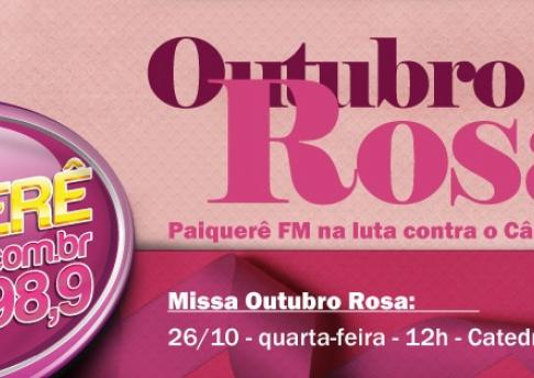 Capa Rádio Paiquerê FM - Outubro Rosa