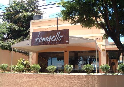 Painel relevo Tomaello Restaurante