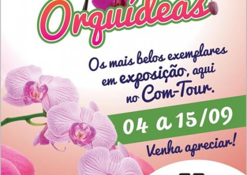 Cartaz Shopping Com-Tour - Feira de Orquídeas