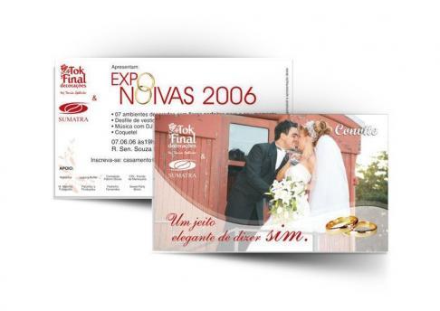 Convite ExpoNoivas - Tok Final Decorações