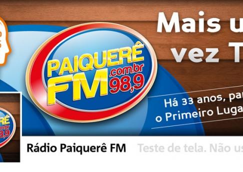 Capa Rádio Paiquerê FM - Top