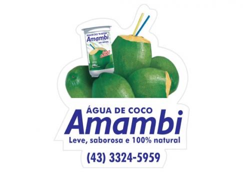Adesivo Água de Coco Amambi